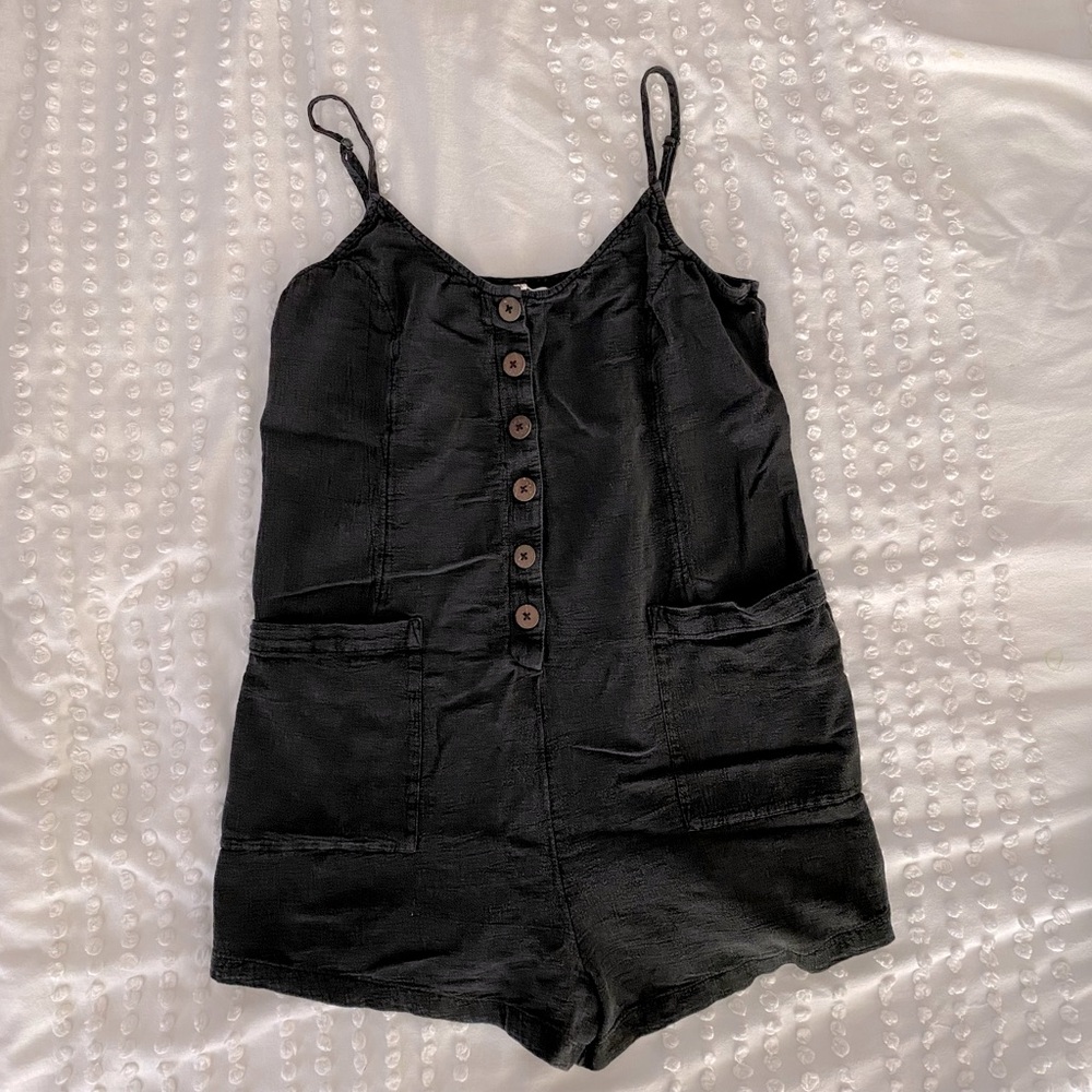 Women’s Rip Curl Romper, Size L, Black